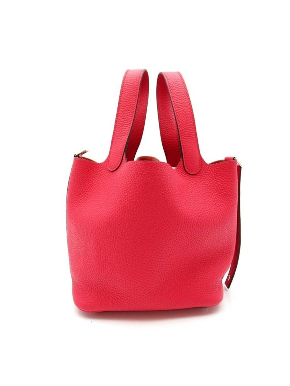 Hermes Picotin Lock PM Taurillon Clemence Handbag Rose Extreme